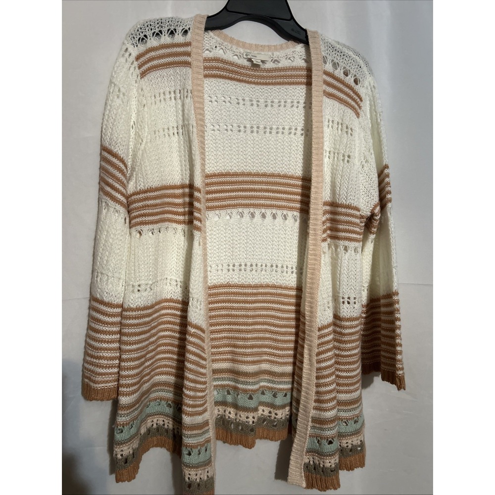 Cato Women's Soft Cardigan Sweater Open Front Size Large